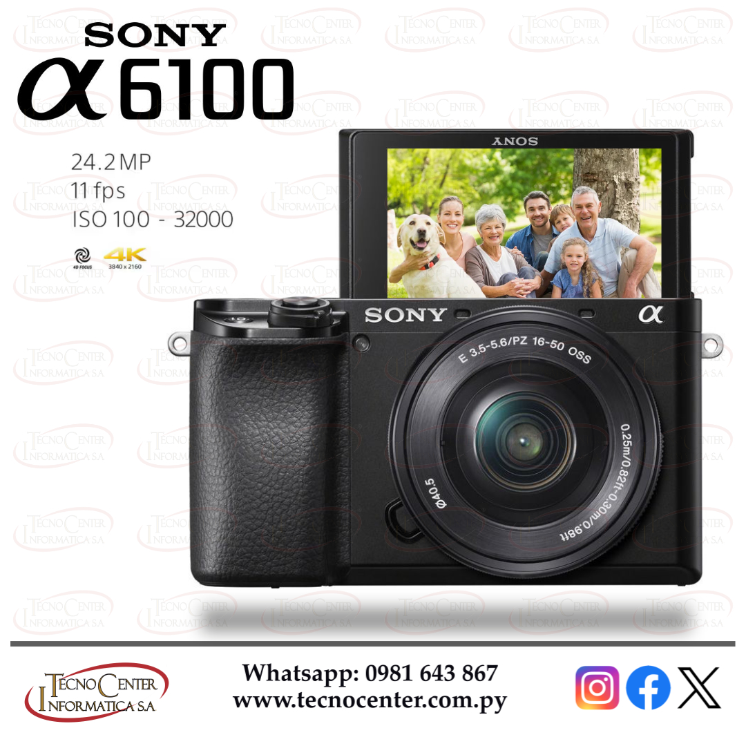 Cámara Sony A6100 Kit 16-50mm